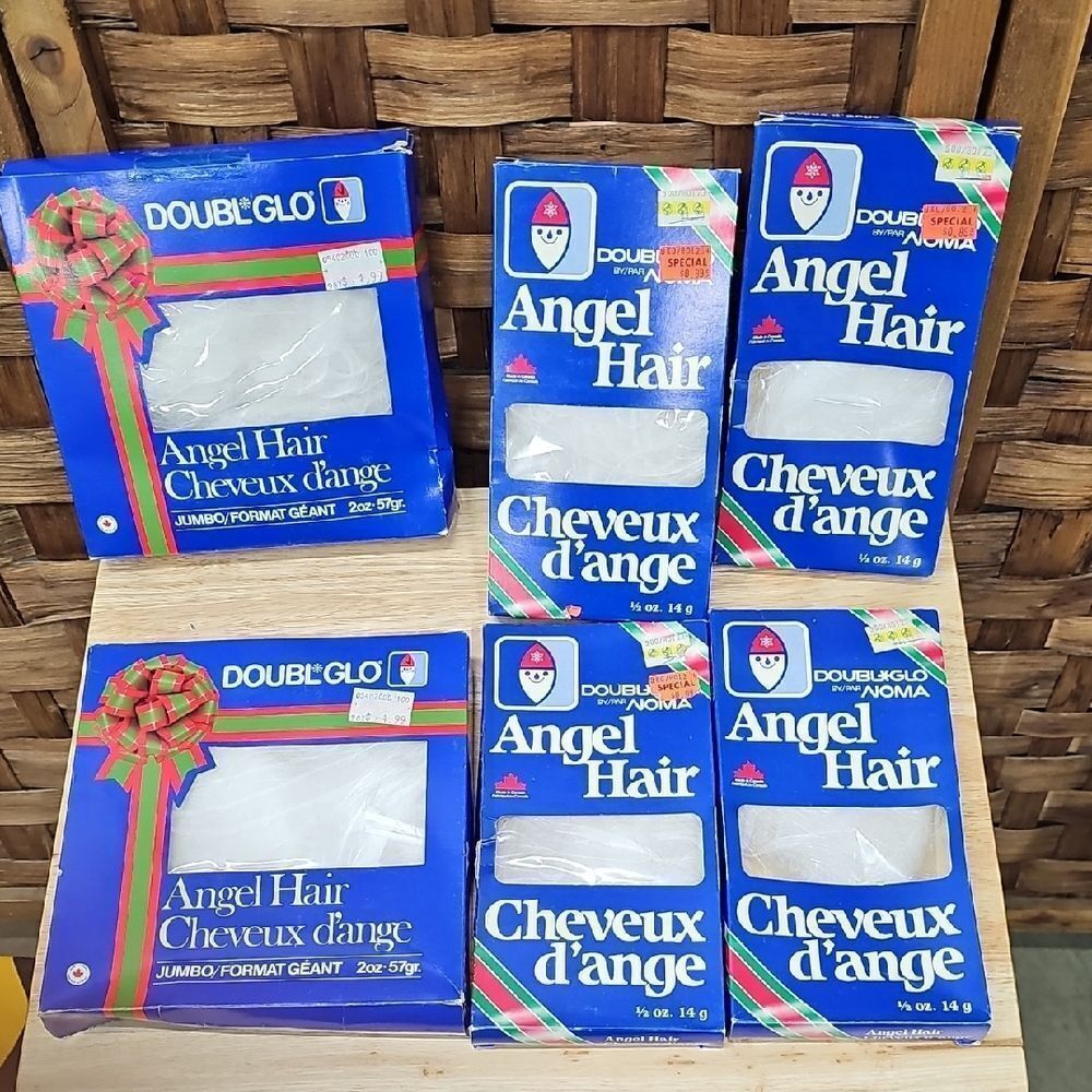Double Glo Angel Hair Decoration Set
